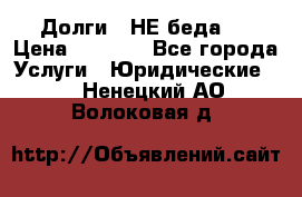 Долги - НЕ беда ! › Цена ­ 1 000 - Все города Услуги » Юридические   . Ненецкий АО,Волоковая д.